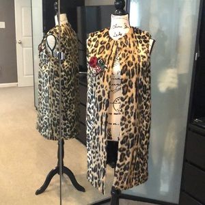 Alice and Olivia faux fur vest